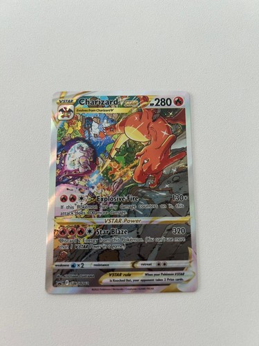 Charizard vstar swsh262 - charizard, black