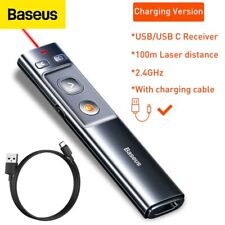 Baseus Wireless USB Powerpoint Presentazione PPT Flip Pen Puntatore Laser Clicker