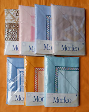 COMPLETO LENZUOLA 1 PIAZZA E MEZZA 100%COTONE 1 POSTO E MEZZO MORFEO