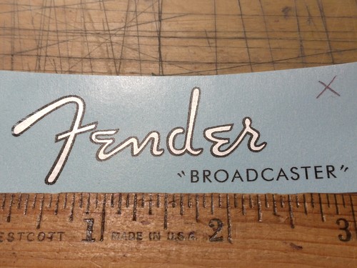 Fender broadcaster waterslide - fender,
