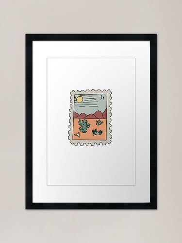 Stampa artistica con cornice