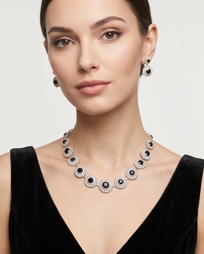 Set collana orecchini con - set,