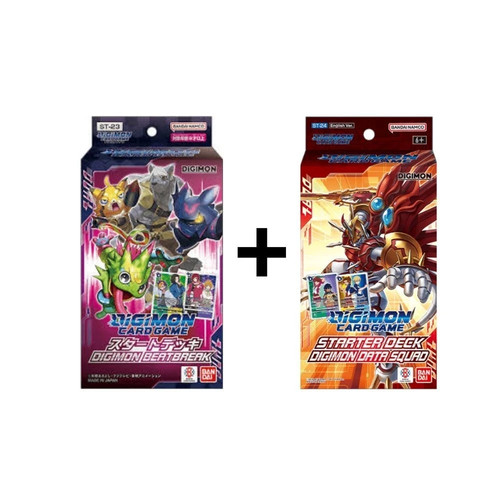 Digimon tcg starter deck - 2x,