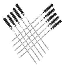 Set 10 spiedini in acciaio