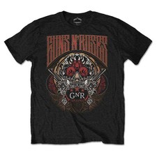T Shirt Guns N Roses Australia Band Logo Nuova Ufficiale Uomo Nera