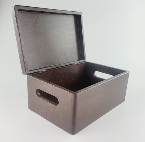 Scatola legno con manici - scatola,