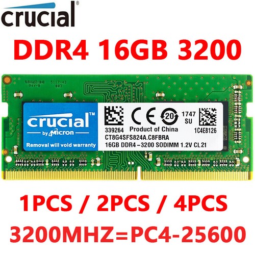 Crucial ddr4 gb - 16, 32