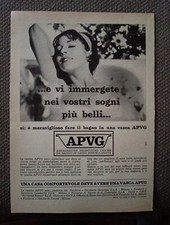 Pubblicità Advertising Werbung 1963 vasca APVG Fonderie e Smalterie Genovesi
