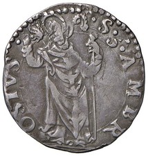 r78 M372)  MILANO Carlo V (1535-1556) 8 Soldi  Cr. 16/A