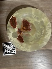 PIATTO ALZATINA  IN ONICE E METALLO ANNI '50/'60 - VINT