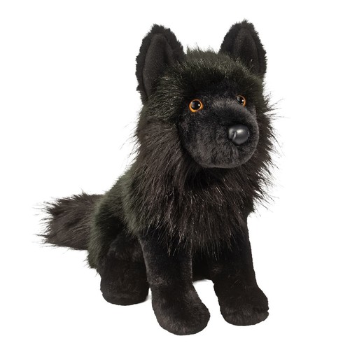 Peluche lupo nero douglas - peluche,