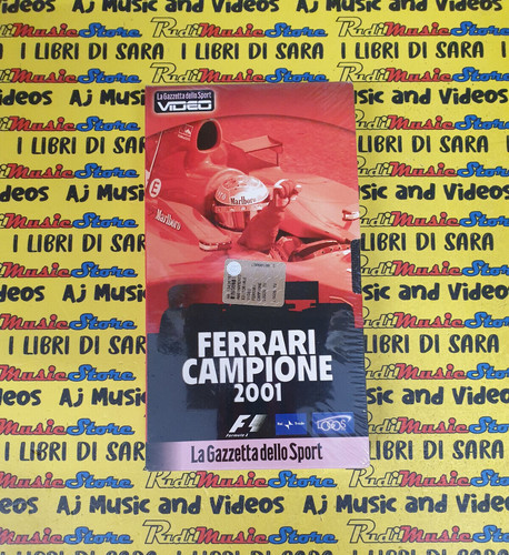 Vhs ferrari campione 2001 - campione,