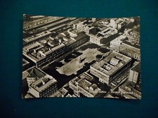 CARTOLINA Vintage B/N CAGLIARI - Veduta aerea-Piazza Carmine - Viaggiata 1954