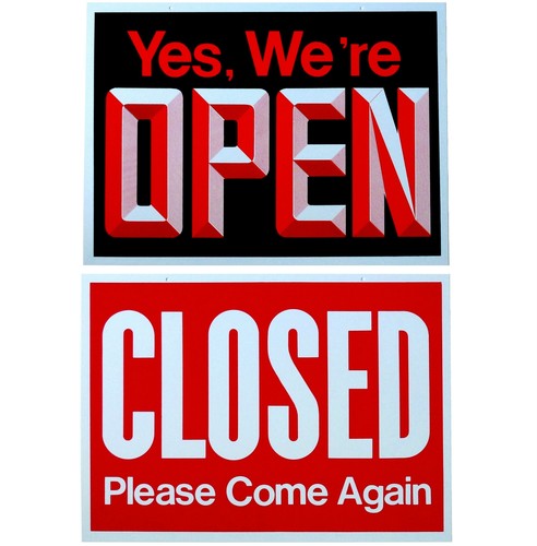 Big open closed business - big,