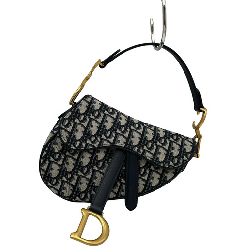 Dior saddle mini navy - saddle, jacquard