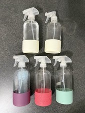 (5) Bottiglia spray in vetro