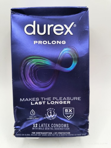 Durex prolong condoms with - prolong,