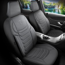 Coprisedili adatti per Ford Fiesta in grigio con tasca posteriore