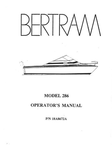 Bertram modello 286 bahia - 286,
