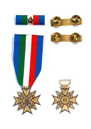Medaglia nastrino bronzo - medaglia,