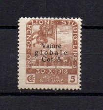FIUME 1919 SOPRASTAMPA VALORE