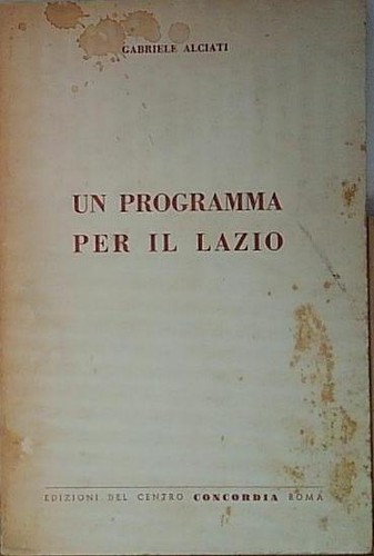 Alciati programma per il - programma,