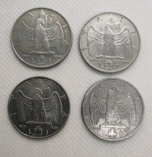 Lotto Di 4 Monete da 1 Lira
