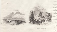 Stampa antica veduta Golfo