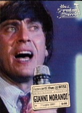 Gianni Morandi CONCERTI LIVE RTSI DVD