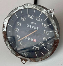 raro contachilometri LANCIA FULVIA HF-1600 2a serie + fanalona  scala  220 Kmh