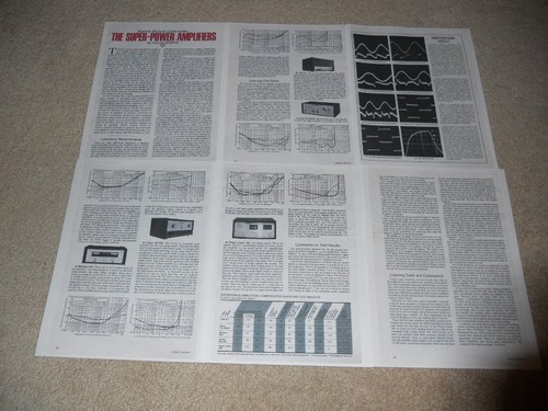 Test super amplificatore 1972 - amplificatore,