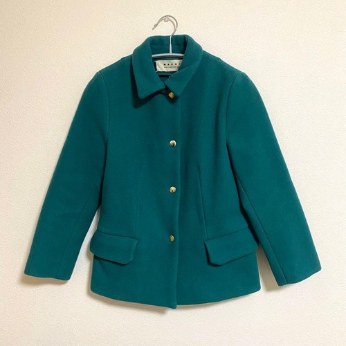 Marni cappotto chester verde - marni,