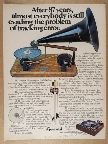 Giradischi garrard 1974 - giradischi, zero