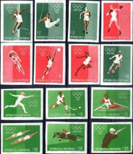 1960 San Marino Giochi olimpici di Roma - non dentellati MNH