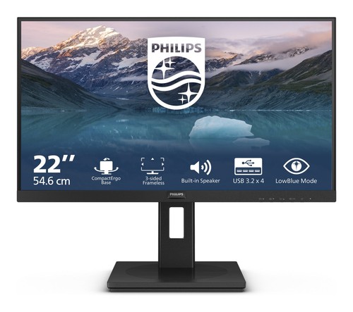 Philips monitor led - philips, 21,5"