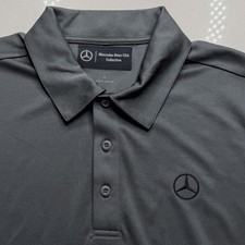 Polo Mercedes-Benz grigia uomo