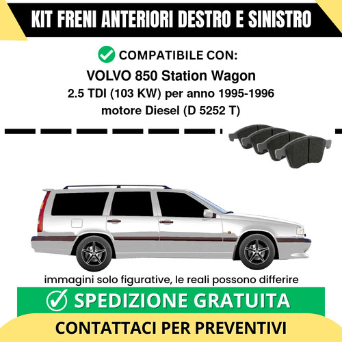 Pastiglie freno anteriori per - freno,