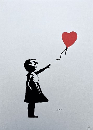 Banksy ragazza con - banksy,
