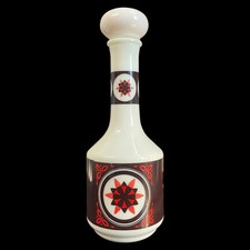 Bottiglia in vetro opalino