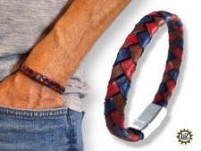 Bracciale uomo in cuoio