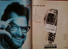 LORENZ MONTENAPOLEONE OLIVIERO TOSCANI 2001 PUBBLICITÀ ADVERTISING CLIPPING