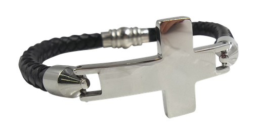 Bracciale uomo croce - , in