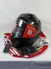 Casco moto integrale LS2 Challenger GT taglia M lucido carbonio trasparente visiera nuovo