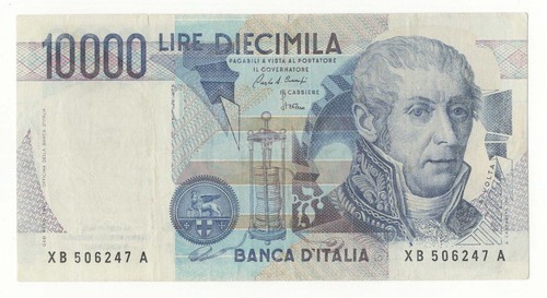 10000 lire volta serie - lire,