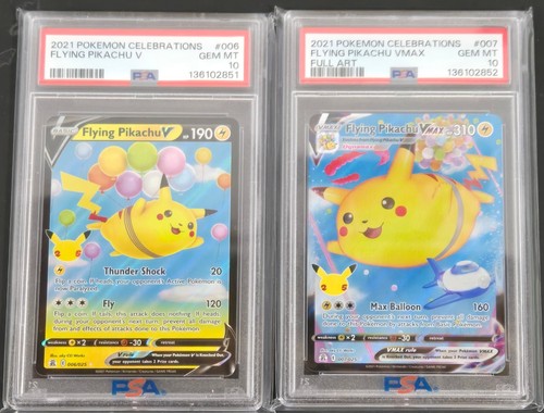 Flying pikachu vmax psa - &,