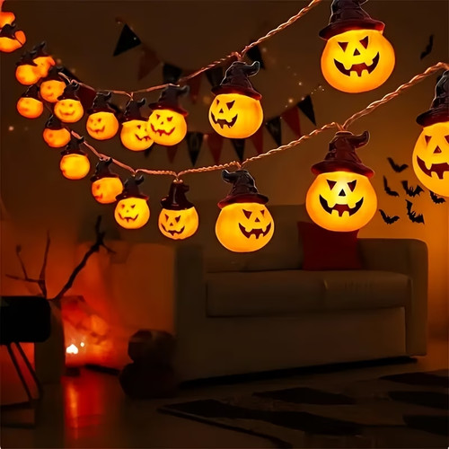 Halloween zucca stringa luci - halloween,