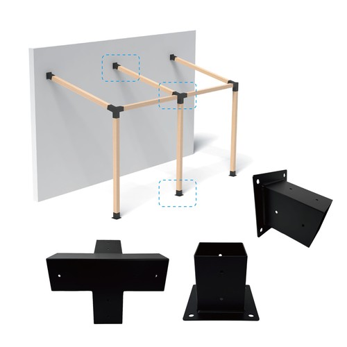 Kit staffe per pergola - pergola, 4x4