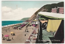 DEIVA MARINA - LA SPEZIA - LA SPIAGGIA VISTA DAL CAMPING - VIAGG. 1966 -18241-