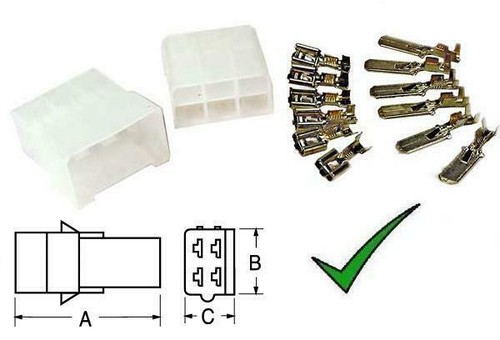Kit blocchetto con faston - blocchetto,