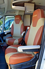 Fiat Ducato Camper - HYMER - Fodere Per Sedili Su Misura - Fatto Nel Regno Unito